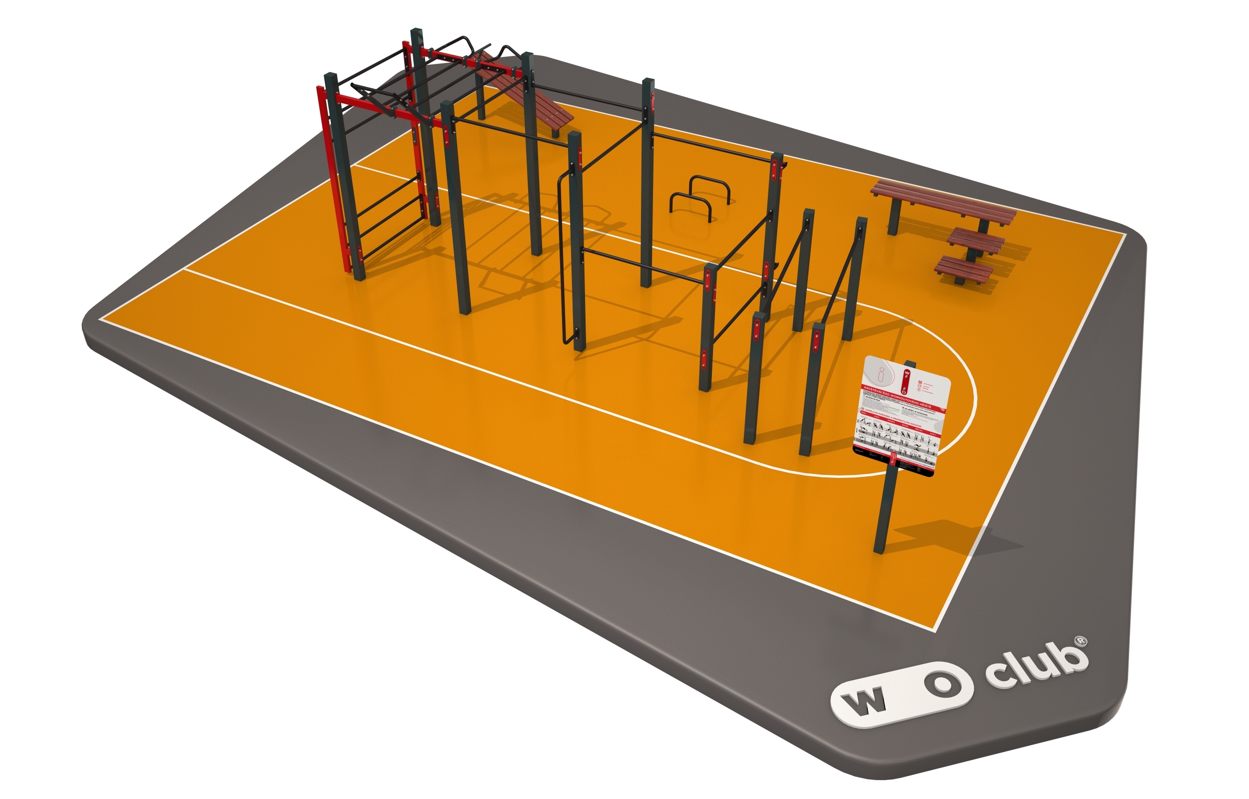 WOclub HYBRID trainingsspielplatz