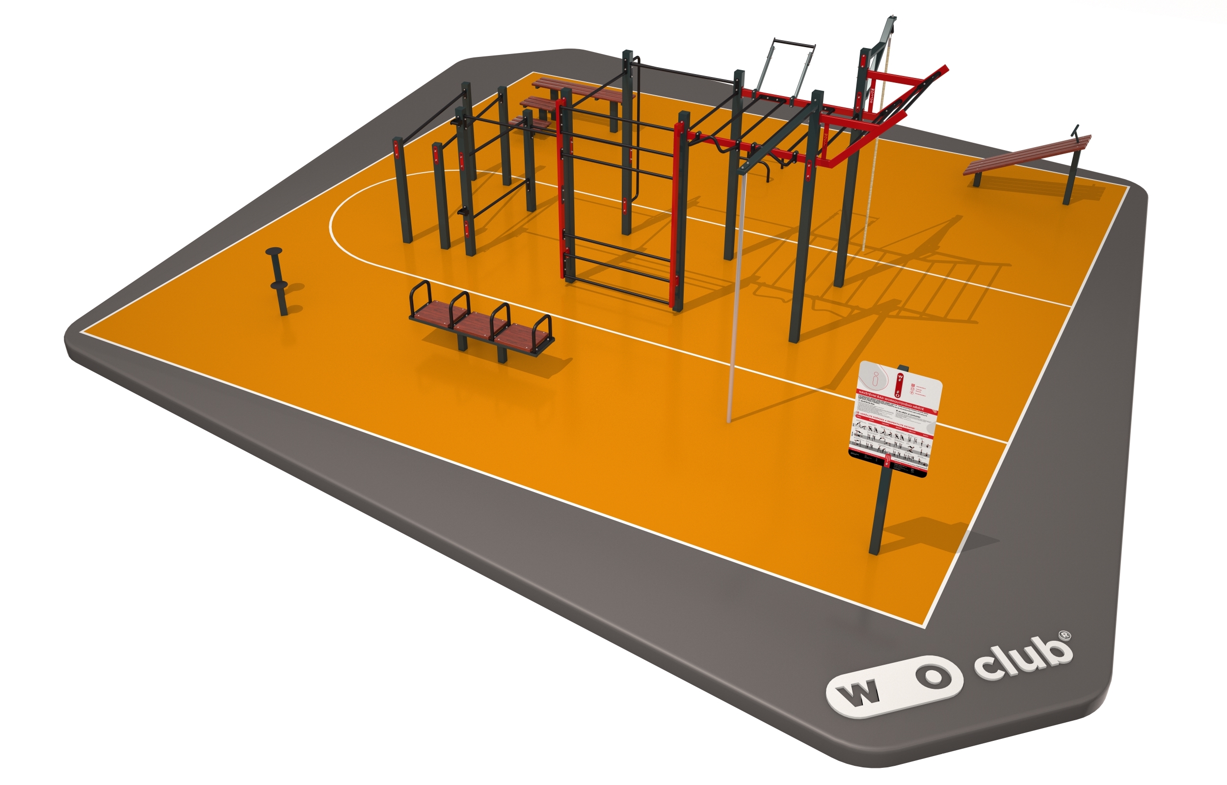 WOclub HYBRID PLUS trainingsspielplatz