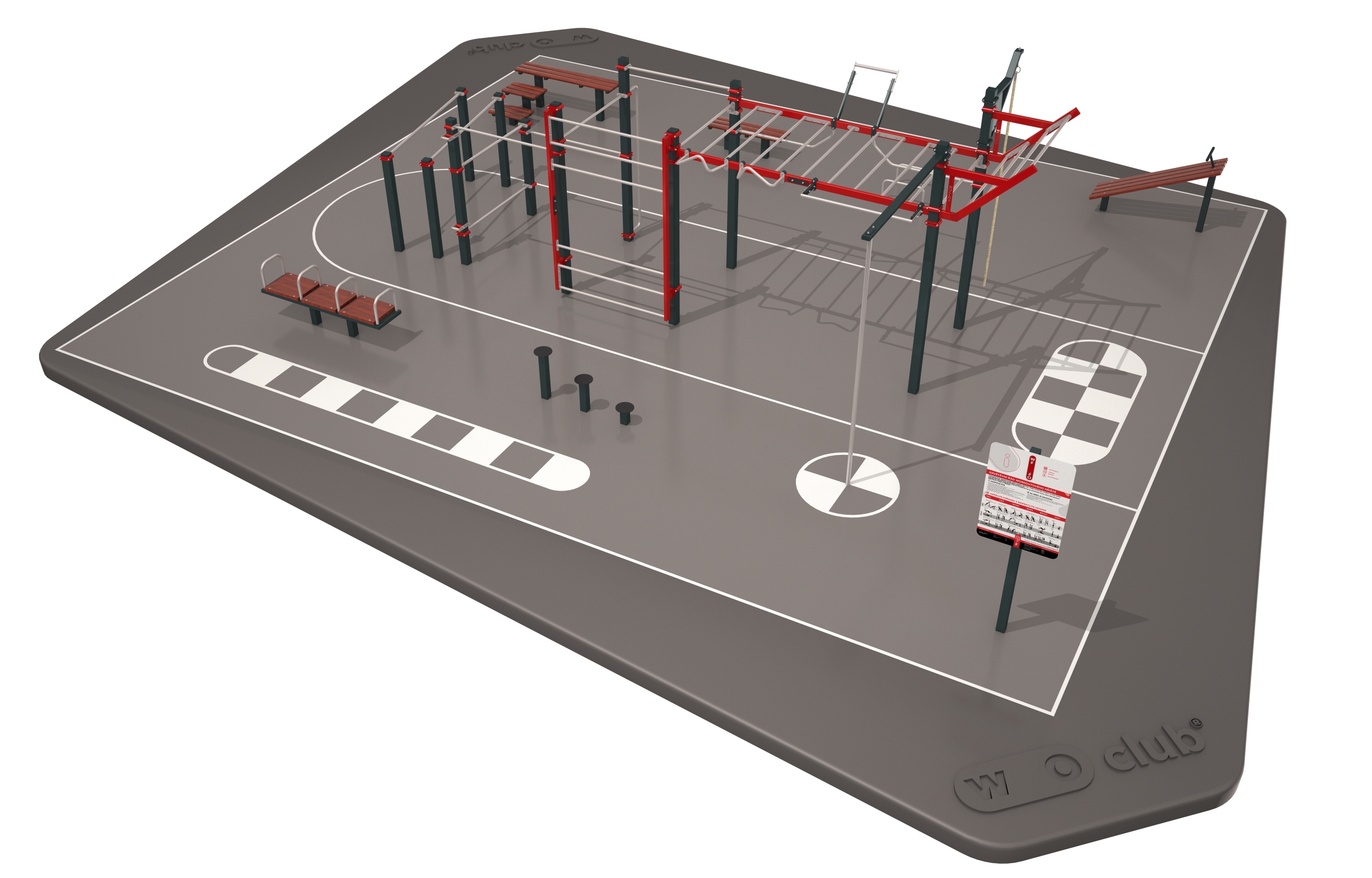 WOclub MEDIUM PLUS trainingsspielplatz